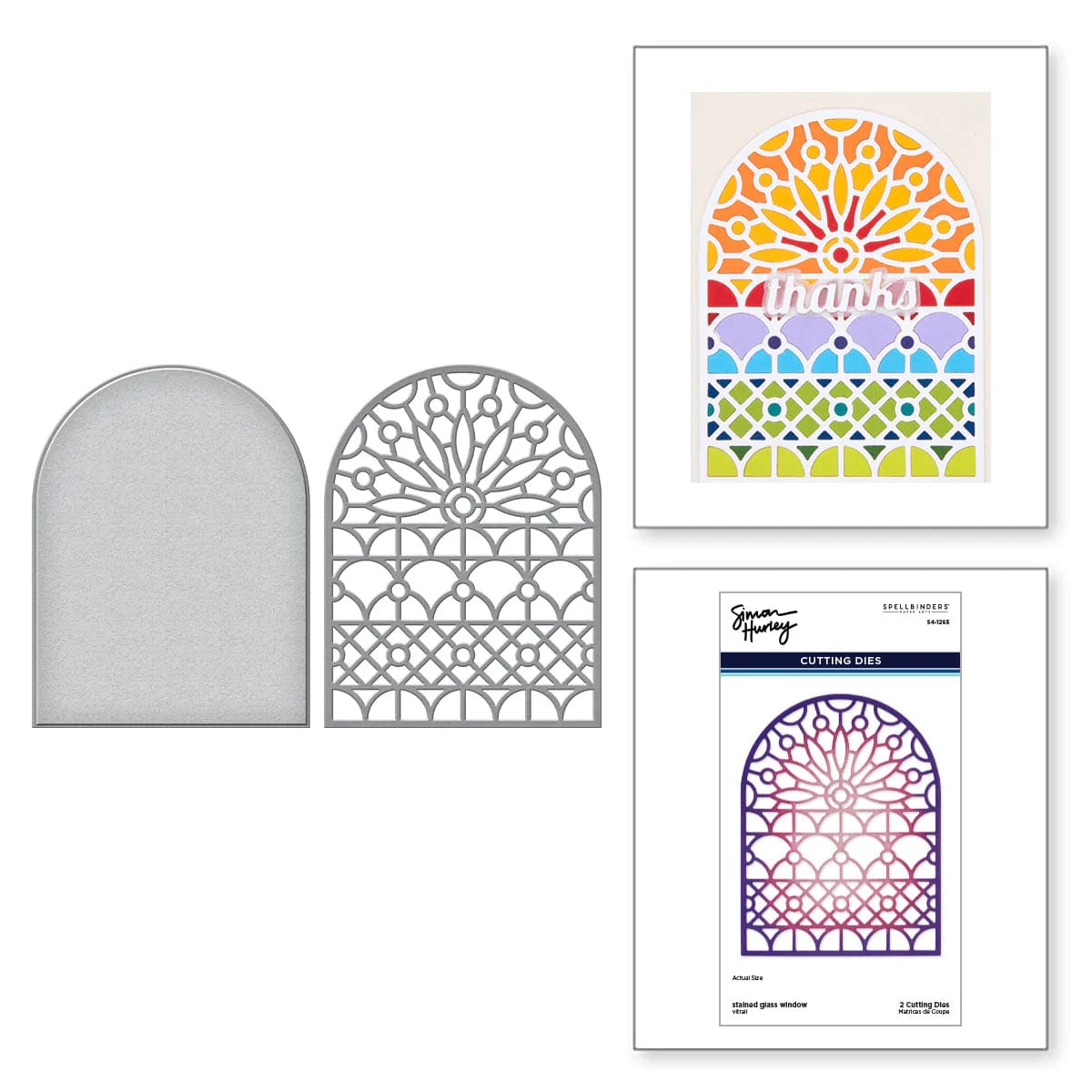 White Cardstock Arch Die Cuts White Paper Arches Choose Size Die