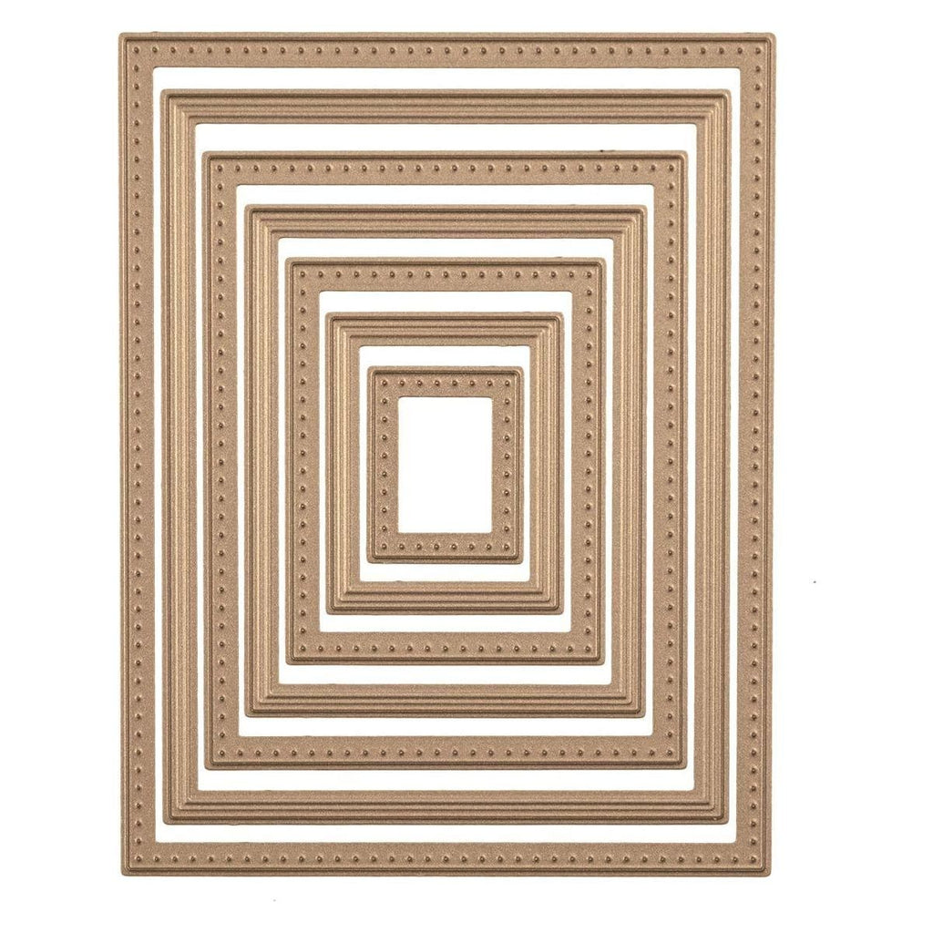 Nestabilities Scored and Pierced Rectangles Etched Dies - Spellbinders ...