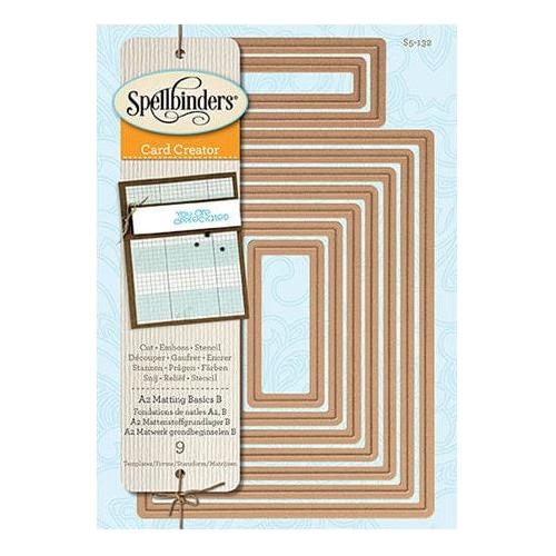A-2 Matting Basics B Card Creator Etched Dies