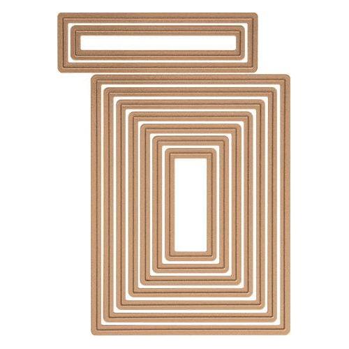 Nestabilities A-2 Matting Basics B Card Creator Etched Dies ...