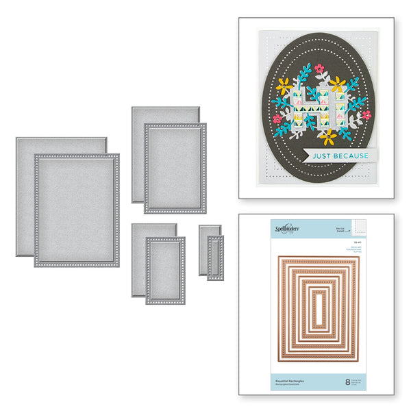 Nestabilities Essential Rectangles Etched Dies (S5-411) Combo Image