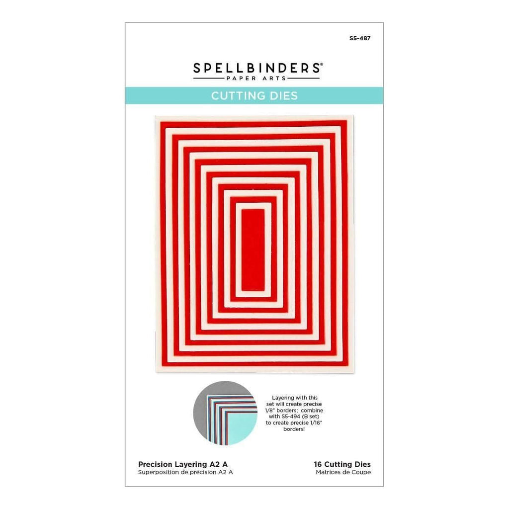 Precision Layering A2 A Etched Dies from the Precision Layering Basics Collection (S5-487) Product Packaging