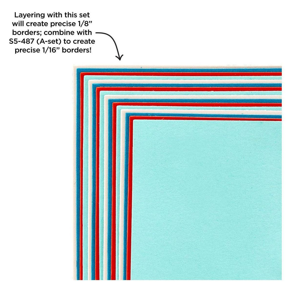 Precision Layering A2 B Etched Dies from the Precision Layering Basics Collection (S5-494) Zoom Detail
