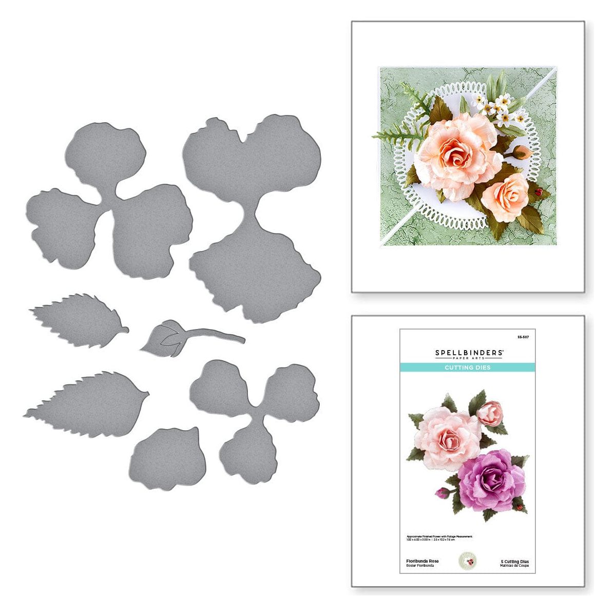 Aazon.co: Spellbinders Susan's Garden Ultiate Paper Flower Aking Kit - Includes 15 Piece