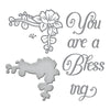  You are a Blessing Etched Dies from The Right Words Collection by Becca Feeken (S5-514) colorization.