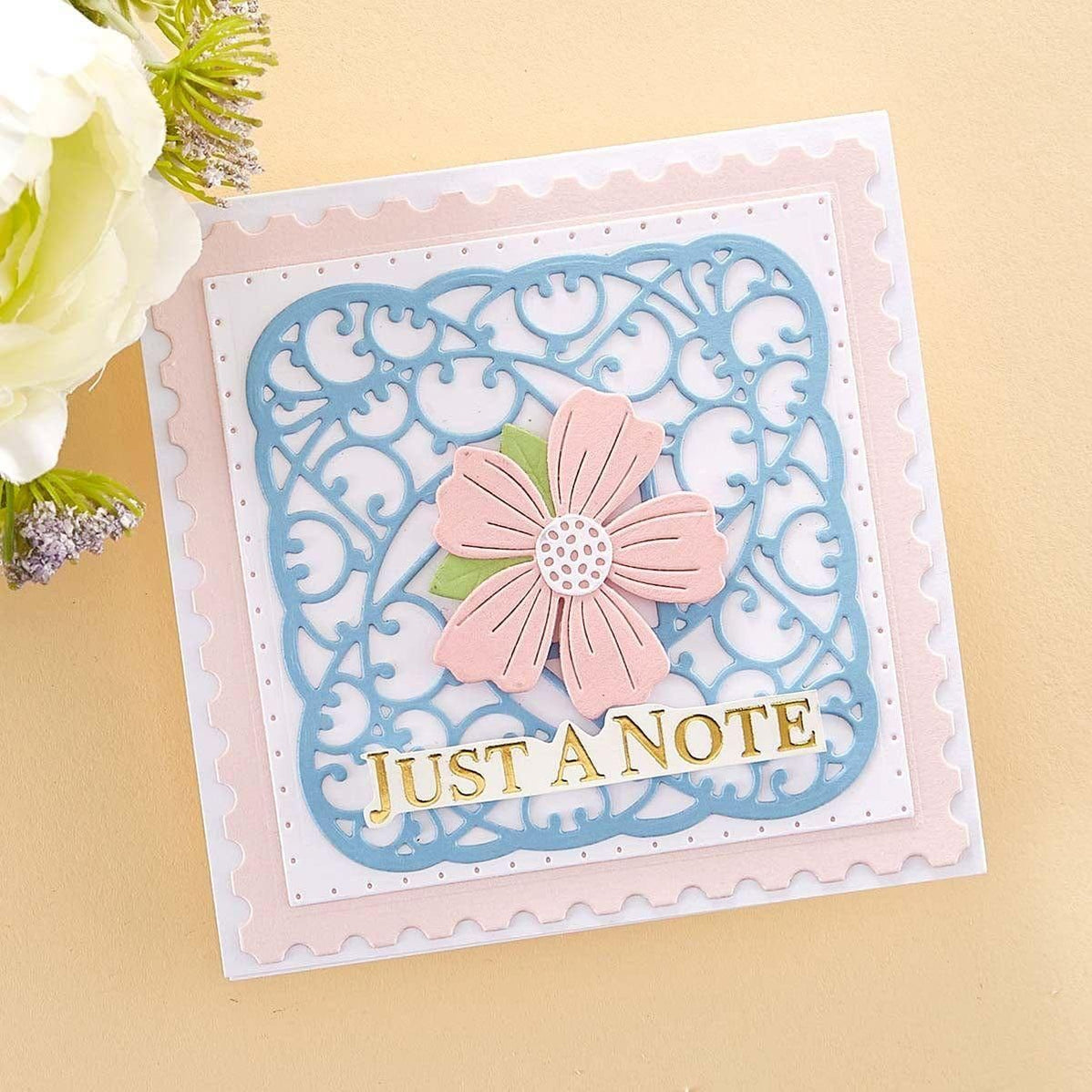 Postage Edge Squares Etched Dies Spellbinders Paper Arts