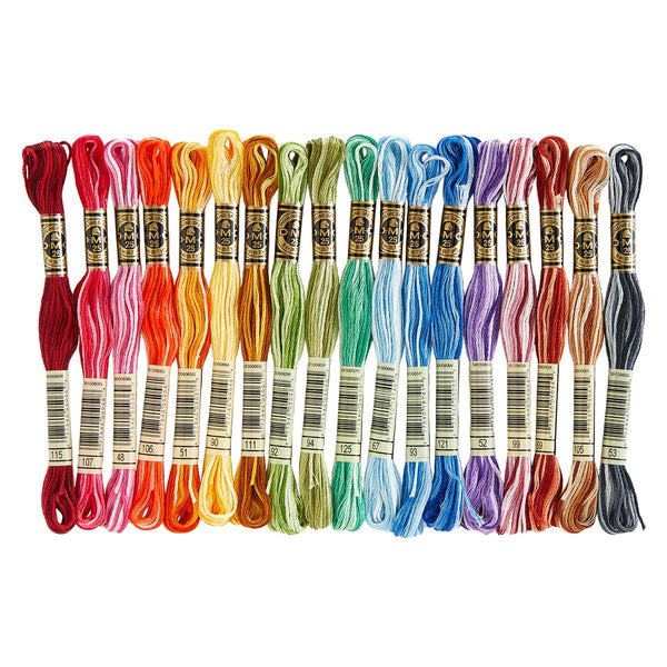 Embroidery Thread  DMC Embroidery Floss Cotton 6-Strand Variegated