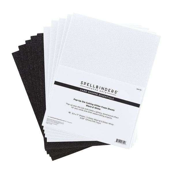 Brushed Black Cardstock - 8.5 x 11 Cardstock from the Sealed By Spell -  Spellbinders Paper Arts