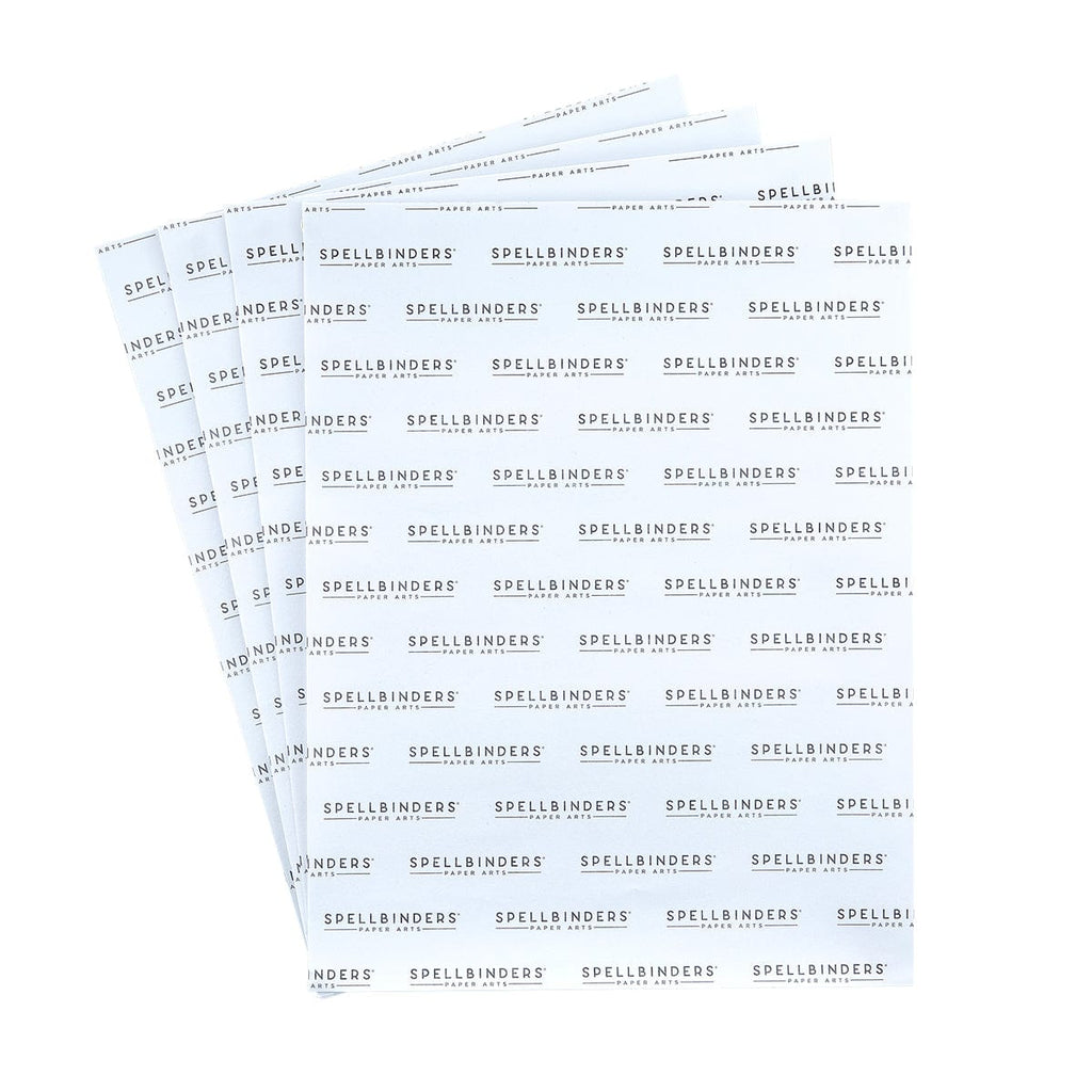 White Double-Sided Adhesive Liner Sheets - 8.5x11” - 4 Pack