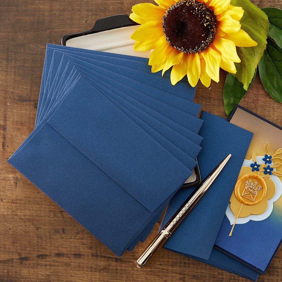 A2 Brushed Navy Envelopes 10 Pack Card Shoppe Essentials a2-brushed-navy-envelopes-10-pack-card-shoppe-essentials