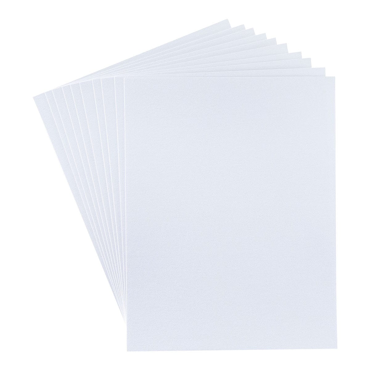 Brushed Silver Cardstock 8 1/2 x 11 - 10 Pack - Spellbinders Paper Arts