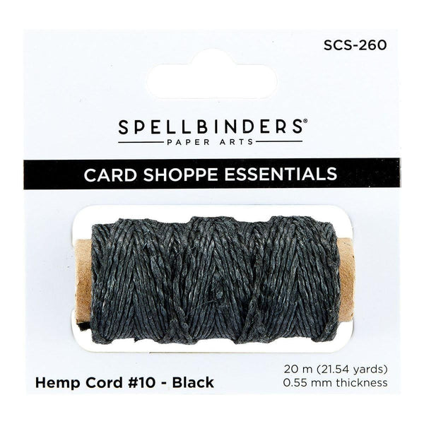 Black Cord #10 20 m (21.54 yards) Card Shoppe Essentials