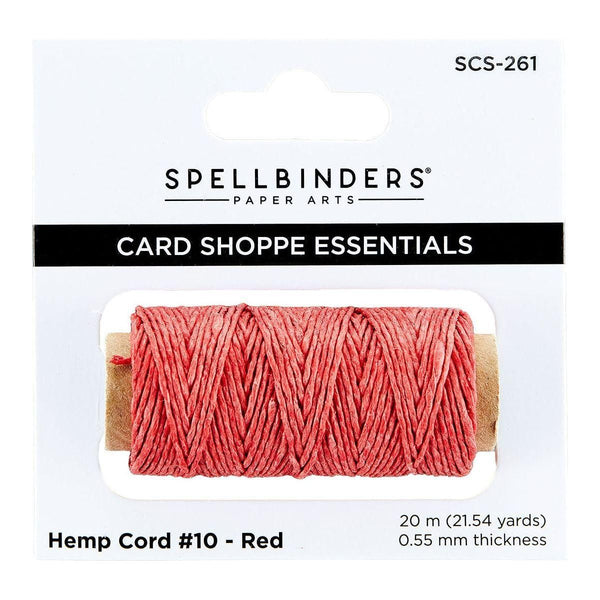 Red Cord #10 20 m (21.54 yards) Card Shoppe Essentials