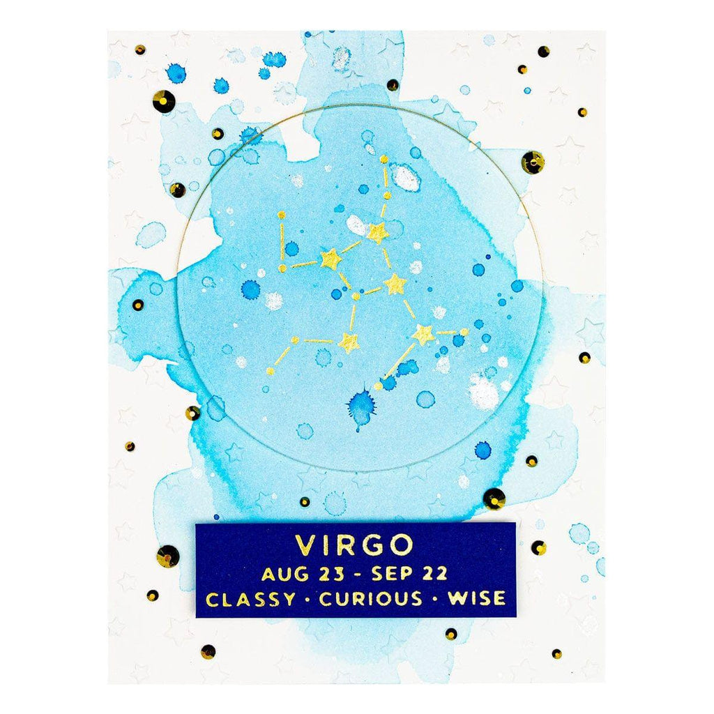 Stargazer Embossing Folder from Celestial Zodiacs Collection (SES-016) project.