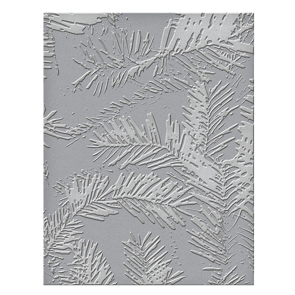 Forevergreen Embossing Folder from the Tis the Season Collection (SES-026) colorization