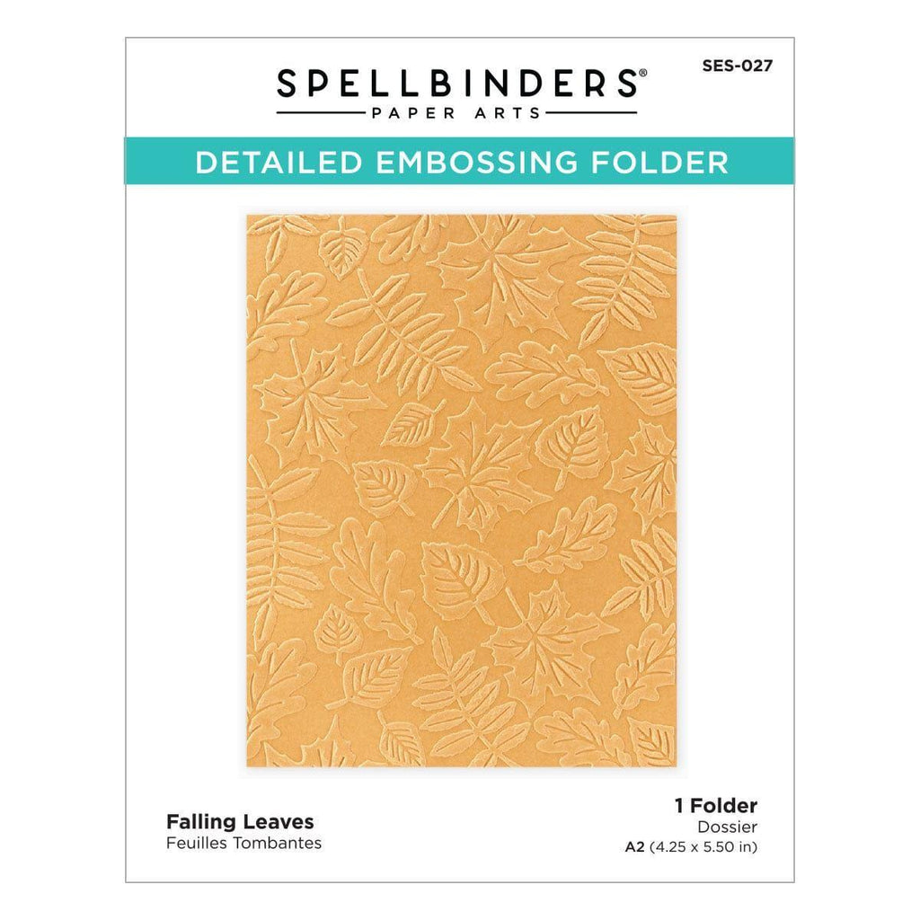 Falling Leaves Embossing Folder from the Fall Traditions Collection (SES-027) packaging