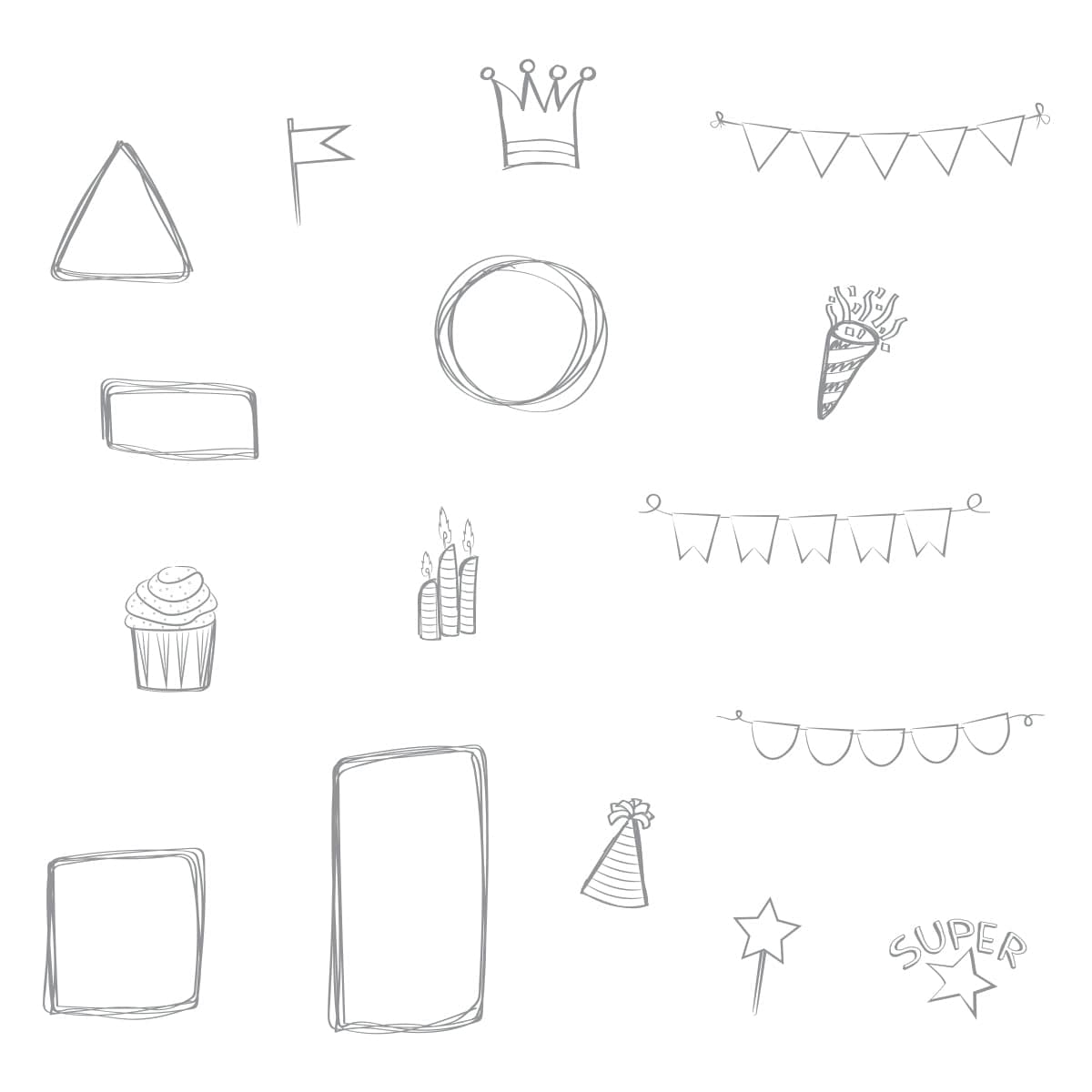 Free Vector | Cute stamps with nice drawings