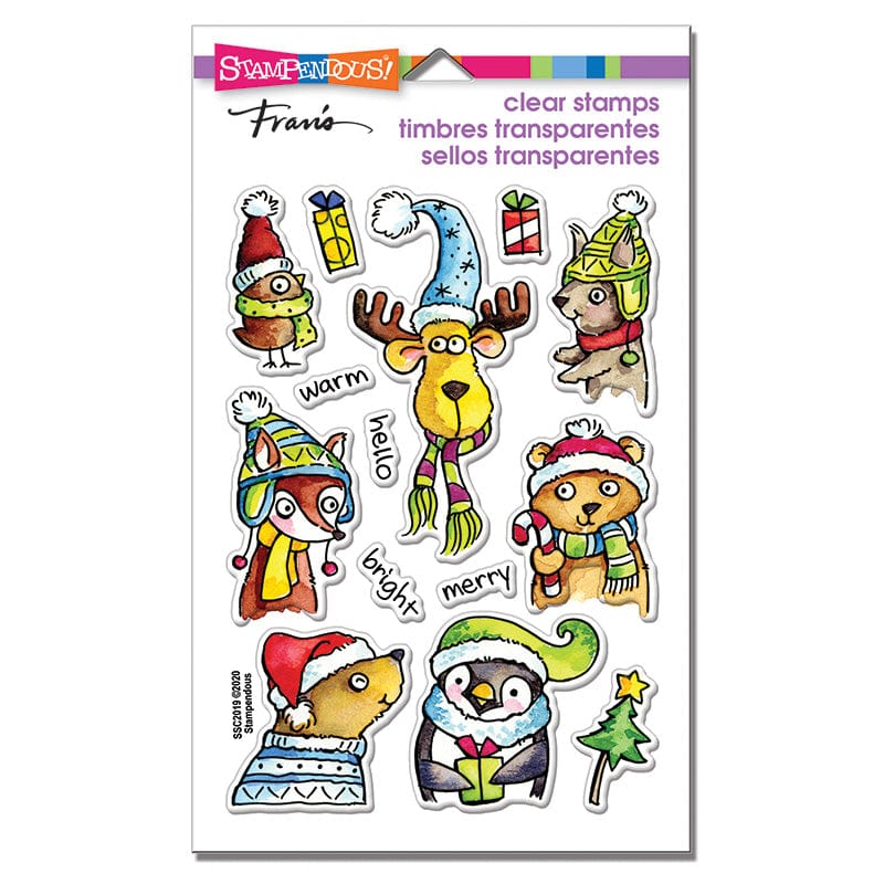 Winter Pals Perfectly Clear Stamp Set | Stampendous - Default Title ...