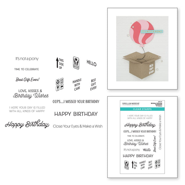 Enjoy Myself Stamp and Die Cut Storage Binder Embossing Folder and