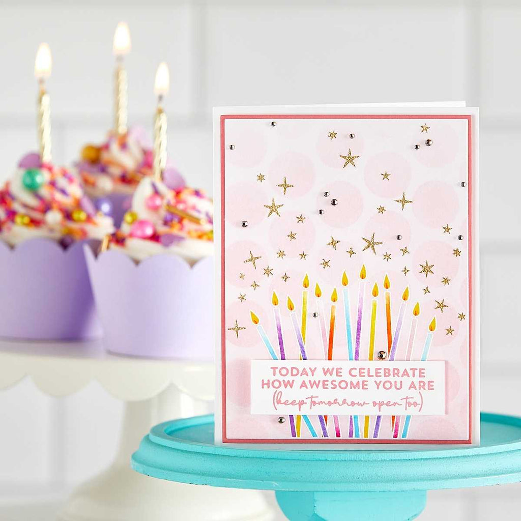  Awesome Birthday Clear Stamp Set from the Birthday Celebrations Collection (STP-119)
