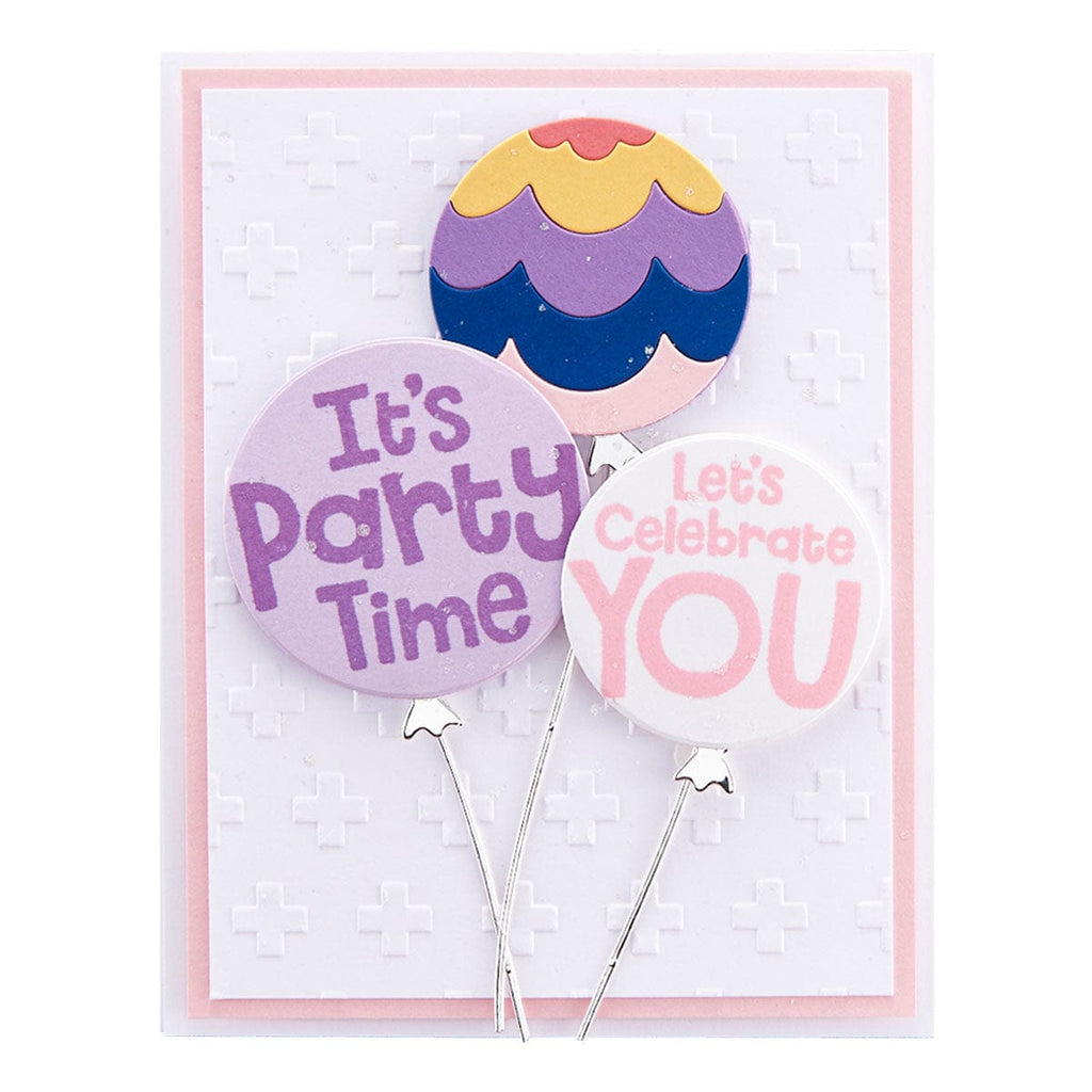 It's Party Time Clear Stamp Set from the Birthday Celebrations Collection (STP-120) project example.