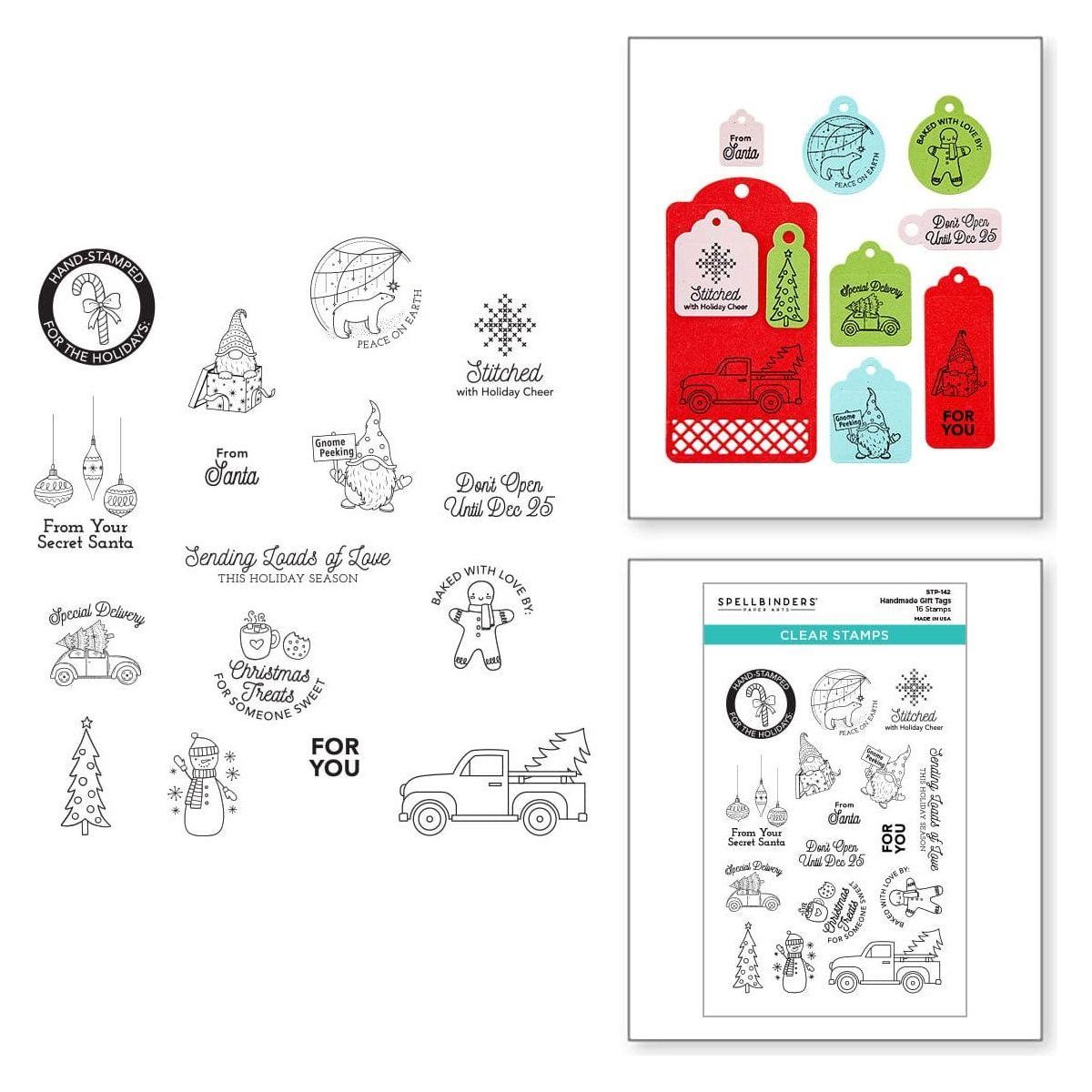 Spellbinders – Fustelle Tag A Coda Di Rondine – Celebrate You + Tinsel Time – Per Scrapbooking E Cardmaking