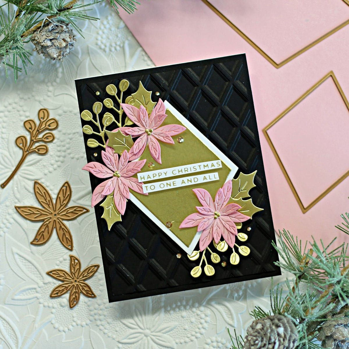 Dimensional Diamonds 3D Embossing Folder Spellbinders Paper Arts