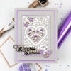 Essential Duo Lines Glimmer Rectangles Glimmer Hot Foil Plate from Glimmer Essentials Collection (GLP-258) Jenny Colacicco Example