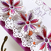 Stitched Card Front, Border & Flower - Large Die of the Month (DOML-MAY21) Zsoka Marko Example 
