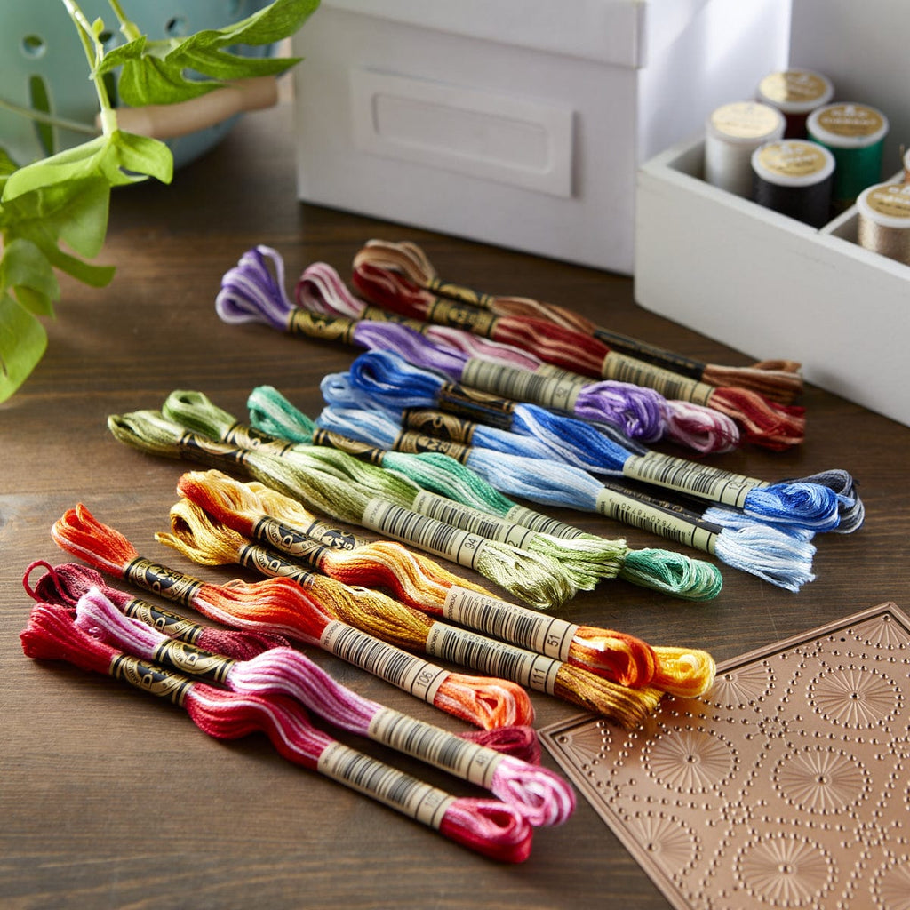 DMC Color Essentials Floss Bundle Warm 10-Pack - Spellbinders Paper Arts