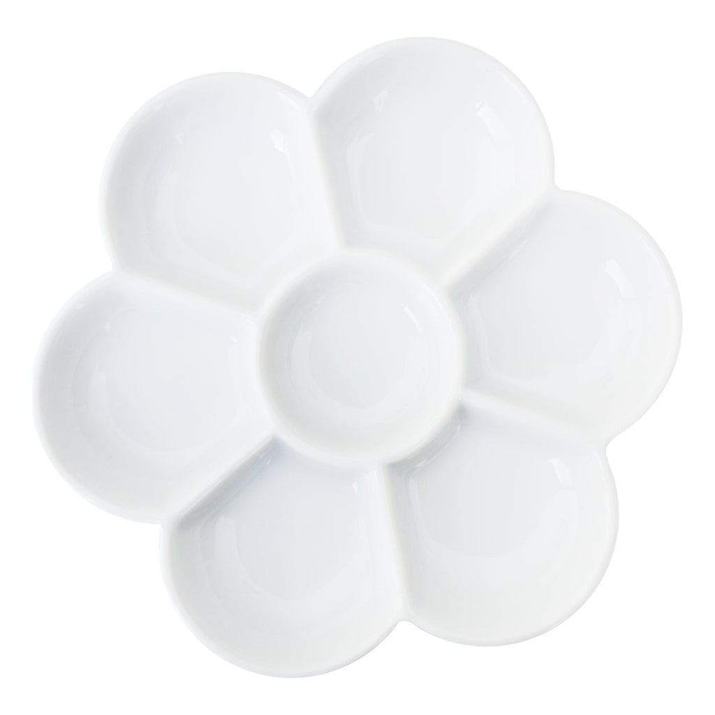 Yasutomo 7 Section Flower Porcelain Dish