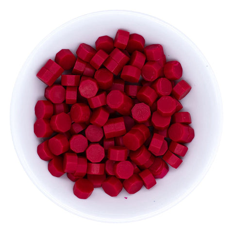 Granulated Wax (Beads) For Candlemaking 500G - RED - Artiserrie