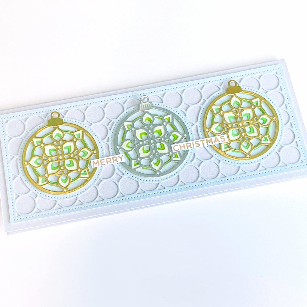 Circle Kaleidoscope Slimline Etched Dies from the Slimline Collection (S5-463) Project Example 18